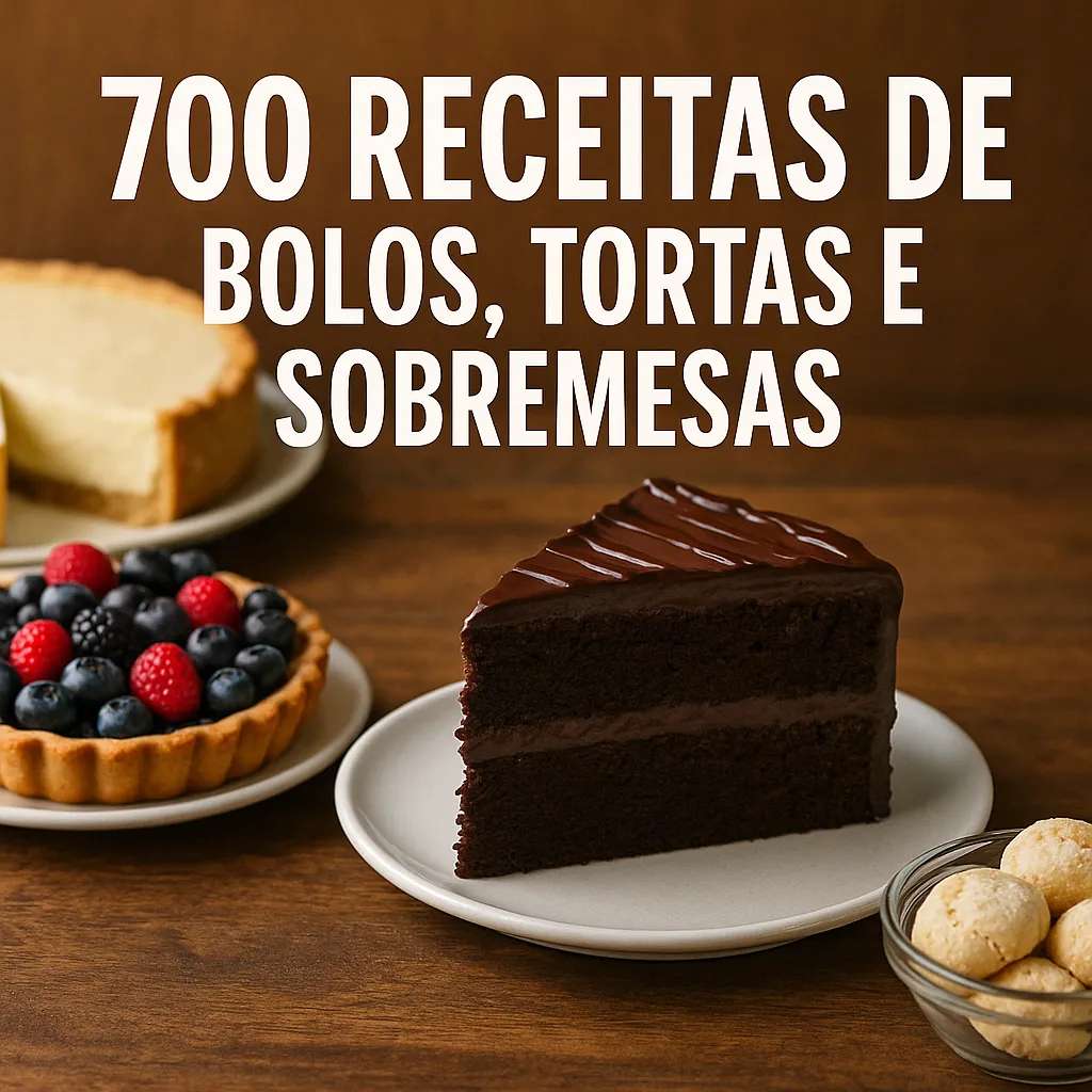 Livro de Receitas de Bolos e Tortas