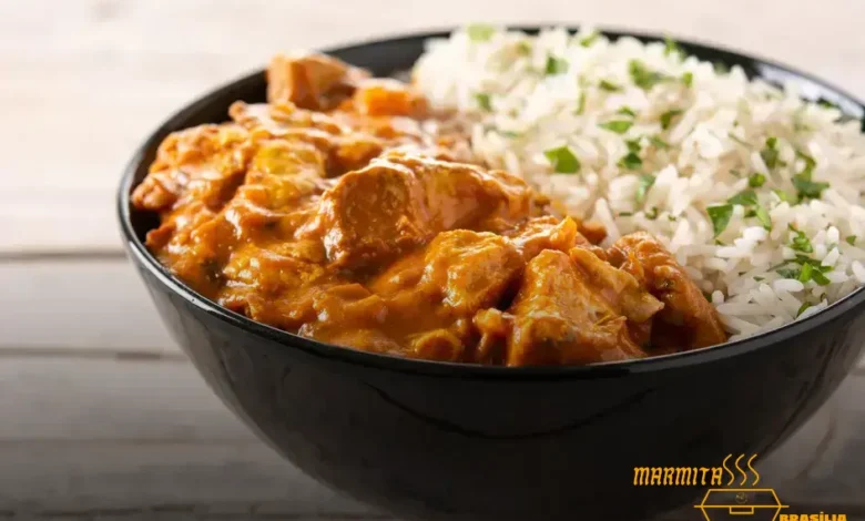 strogonoff de frango com leite de vaca