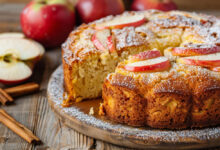 bolo de maçã