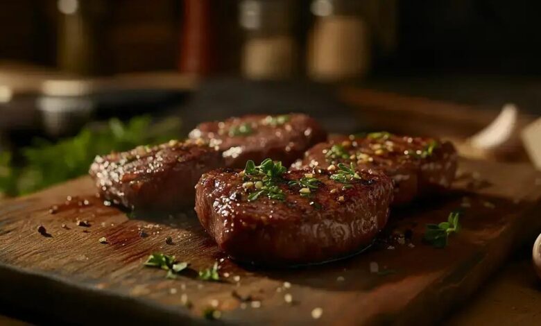 Bife do acém marinado