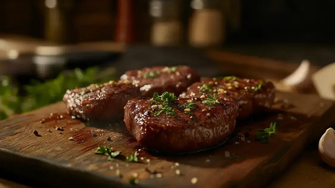 Bife do acém marinado