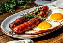 assado de chorizo e ovo