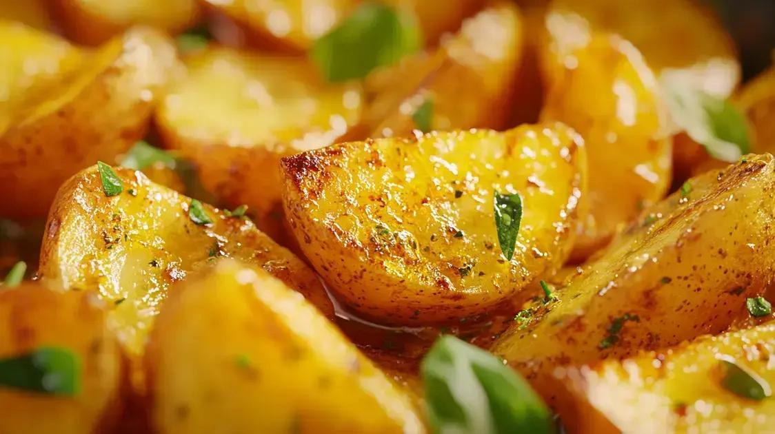 batatas rústicas fritas na panela