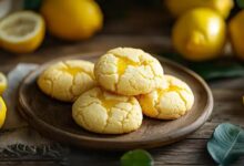 Biscoitos veganos de limão