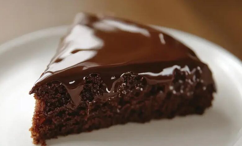 Bolo de chocolate úmido