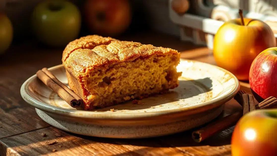 Bolo de maçã