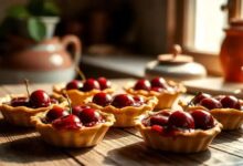 Mini tortas de cereja