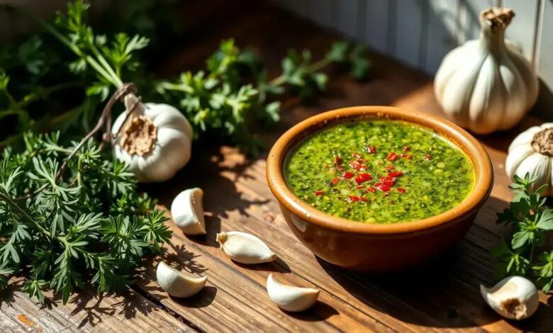 molho chimichurri
