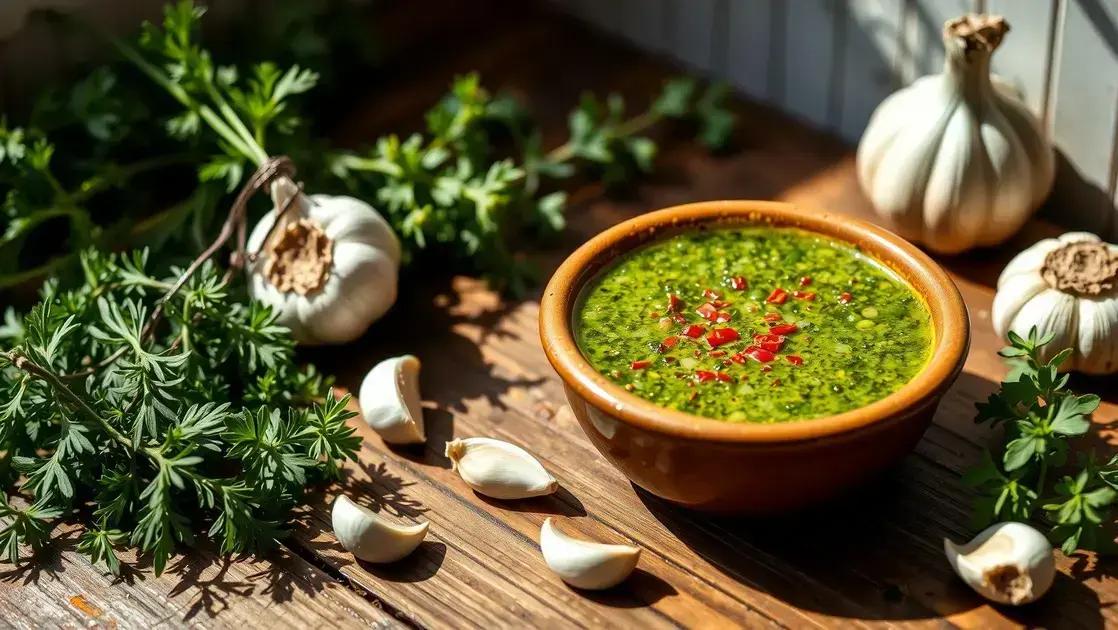 molho chimichurri
