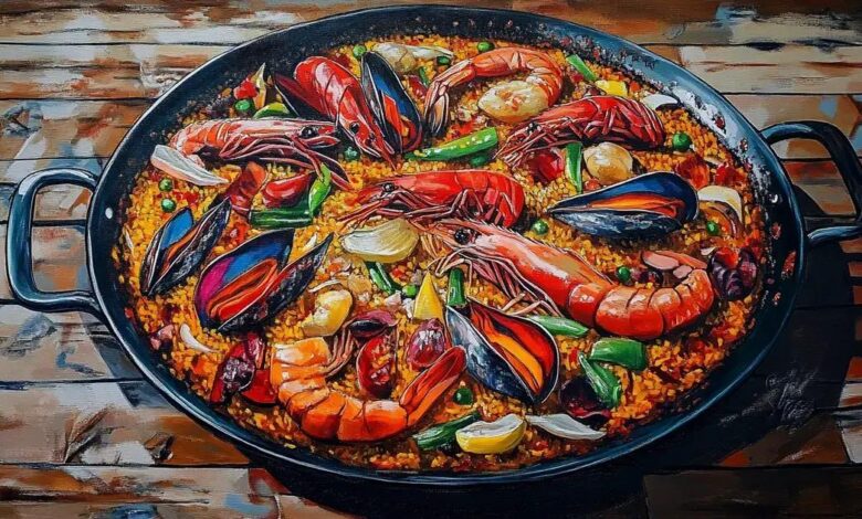 paella para quatro