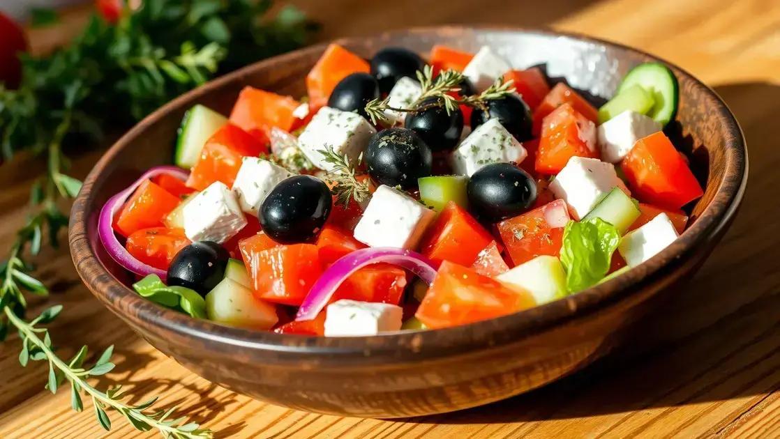 salada grega de acompanhamento