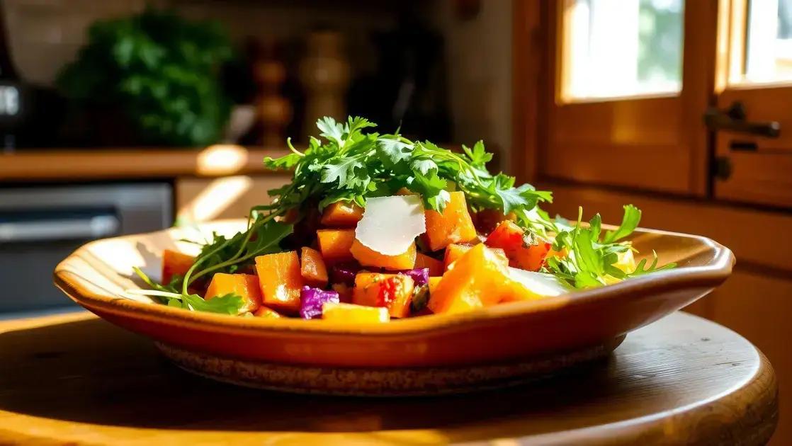 Salada simples de abóbora