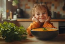 Sopa de batata-doce e aipo