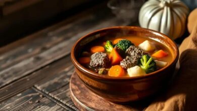 sopa de carne com vegetais de inverno