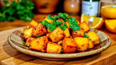 tofu com abacaxi refogado