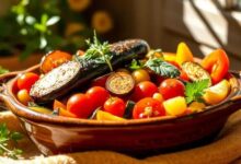 Assado de legumes de verão