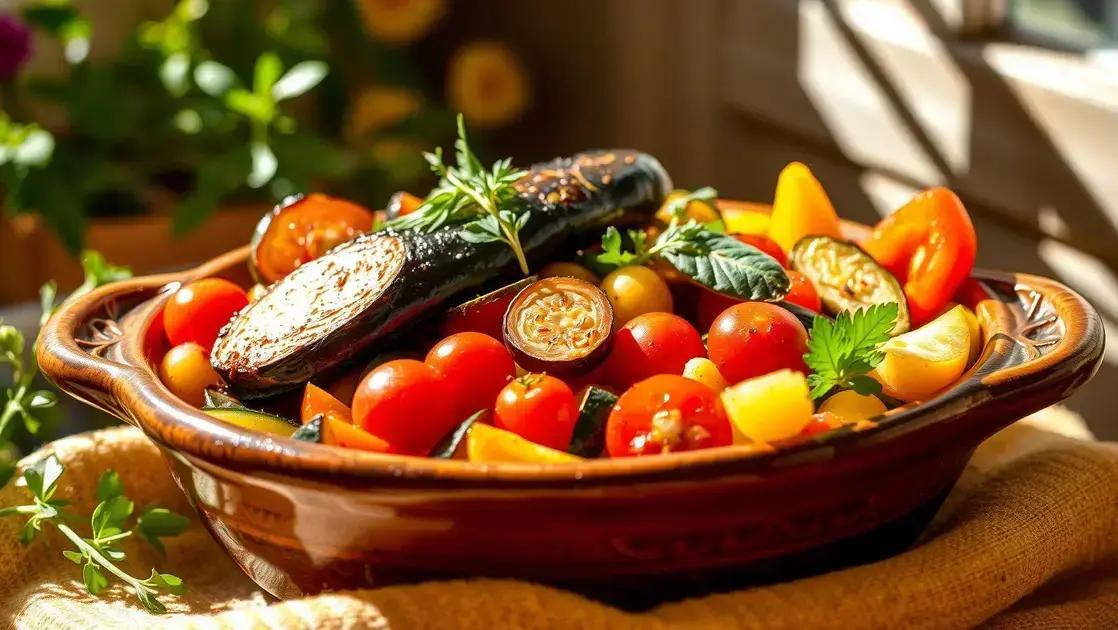 Assado de legumes de verão