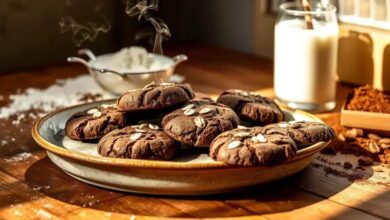 biscoitos de chocolate com whey