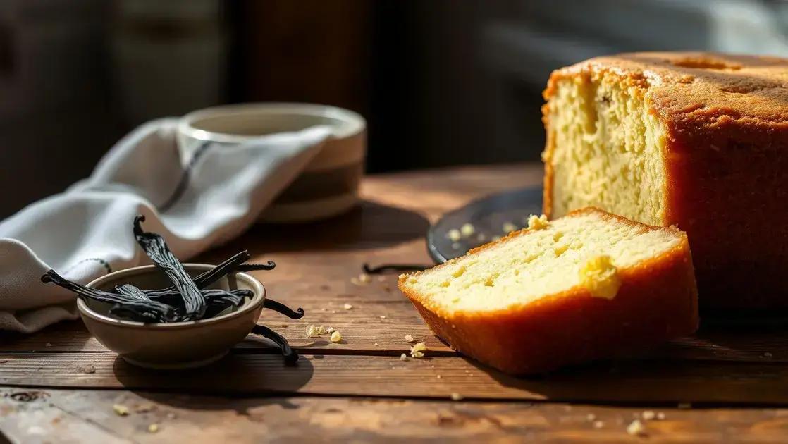 bolo de baunilha