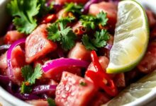 Ceviche de atum ahi
