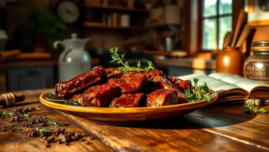 Costelas de carne enlatada