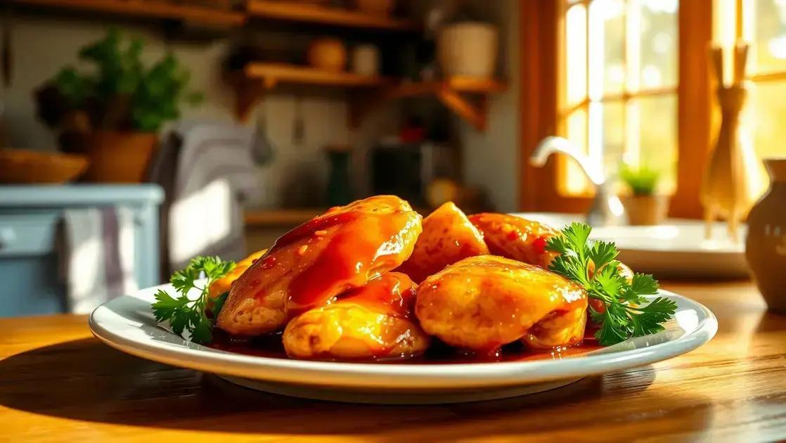 frango com limão e mel