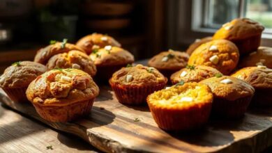 muffins salgados de milho