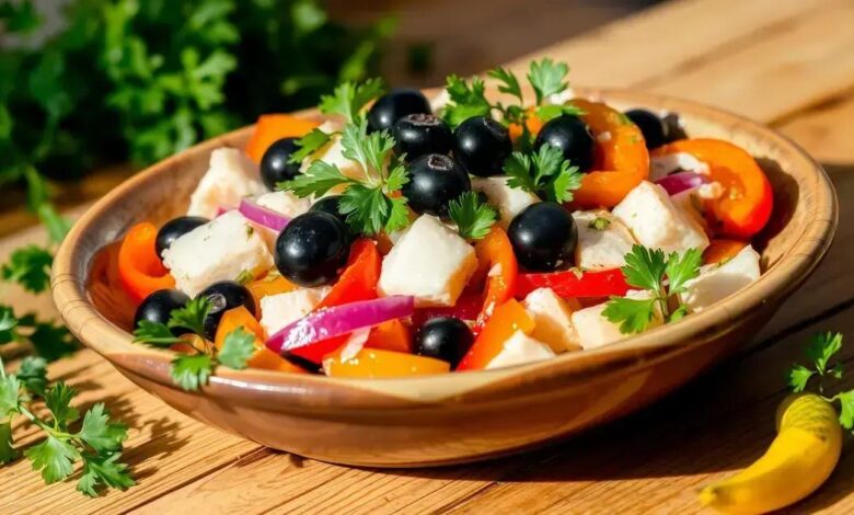 salada de bacalhau