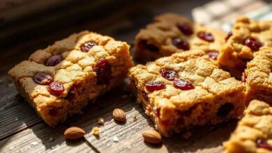 Barra de biscoito de amêndoa
