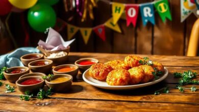 Bolinhos de arroz para festa
