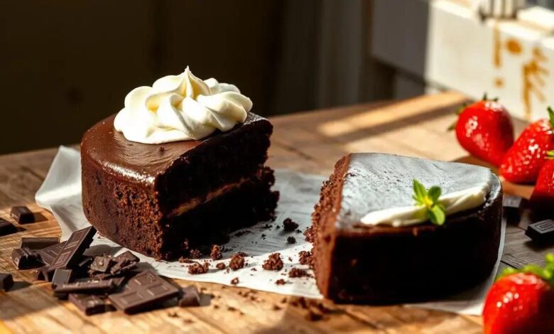 Bolo de chocolate sem farinha