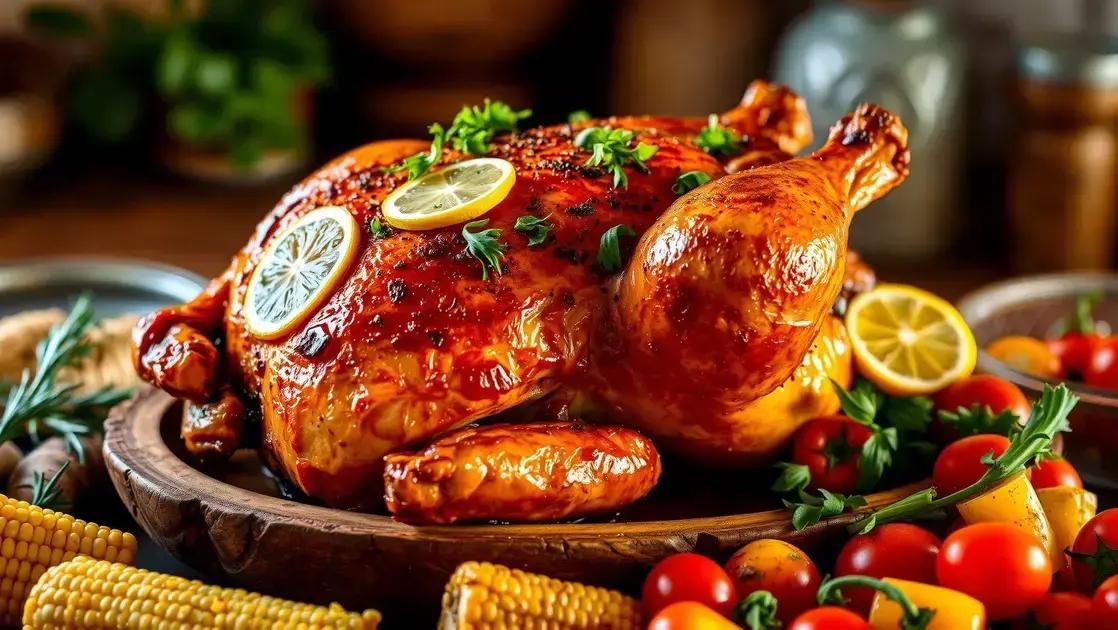 Frango assado peruano