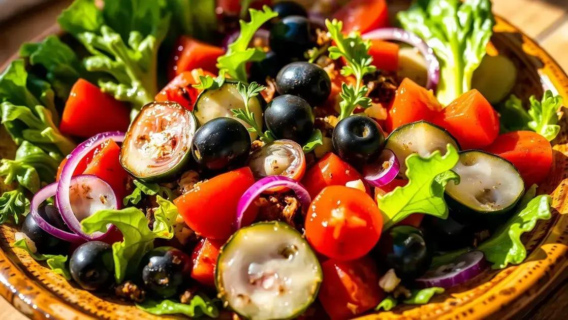 Salada de Orégano Mediterrânea