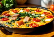 Frittata de salmão