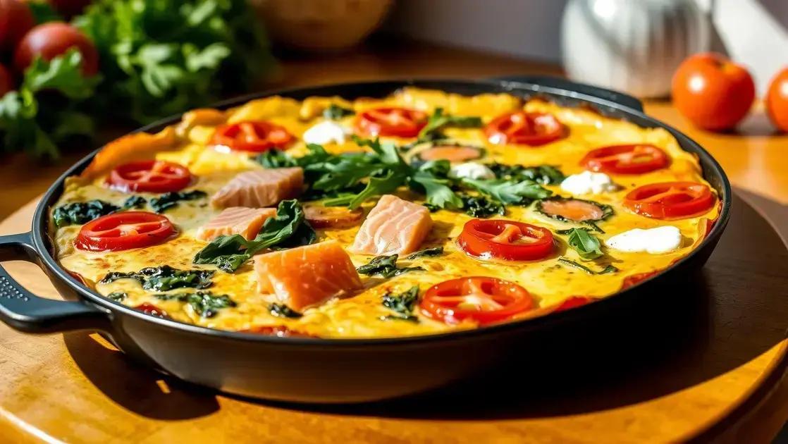 Frittata de salmão